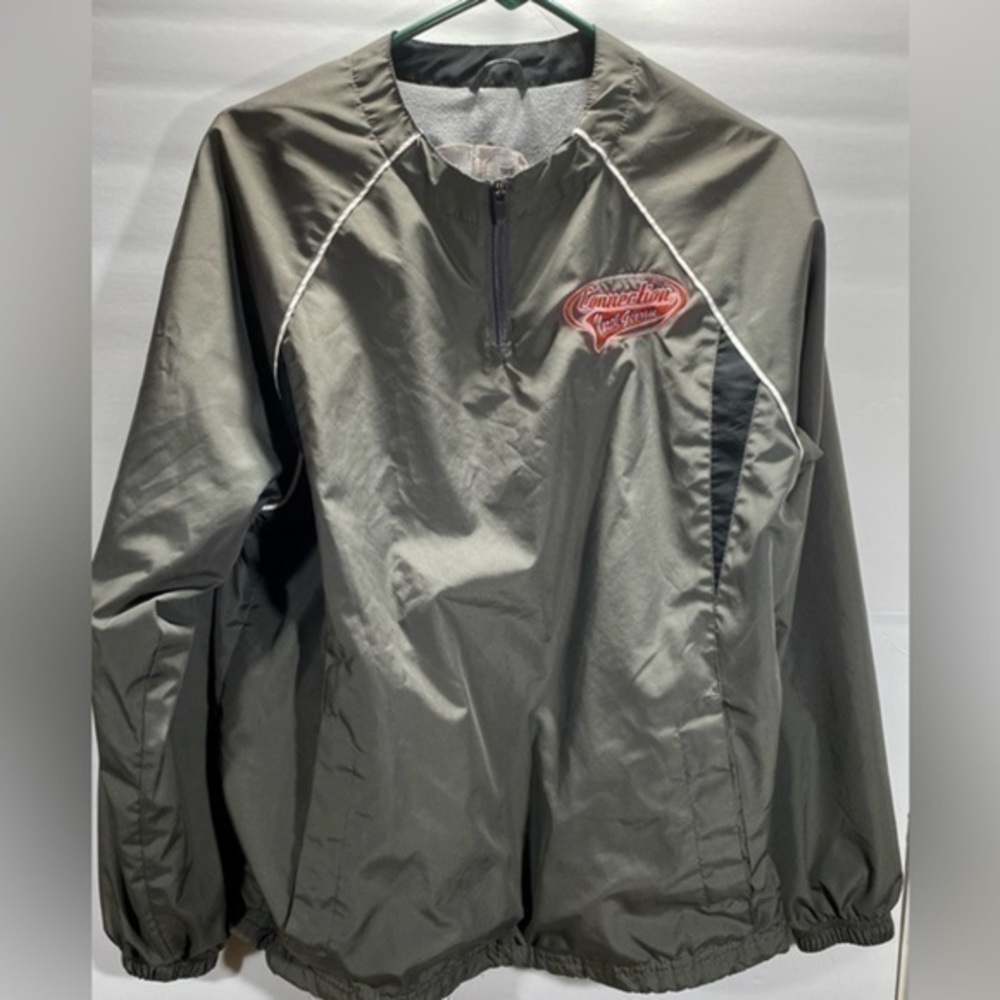 HOLLOWAY WINDBREAKER JACKET GREEN BLACK AND WHITE ADULT SIZES SMALL